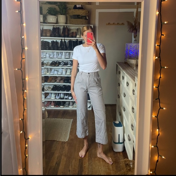 Urban outfitters striped high waisted pants - Picture 5 of 16